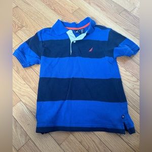 Boys Nautical Polo - Blue Size Small
